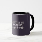 Funny Introvert Panda Mug – Creative in Isolation Mok (Voorkant rechts)