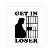 Funny Invitation Loser Trump for Prison Flat Kaart Zelfinktende Stempel (Design)