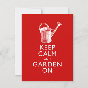 Funny Invitation to Garden Show, Garden Shop Event Kaart