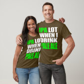 Funny IPA Lot Craft Beer TShirt Bleek Ale Brewer (Unisex)