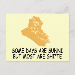 Funny Irak-oorlog Briefkaart