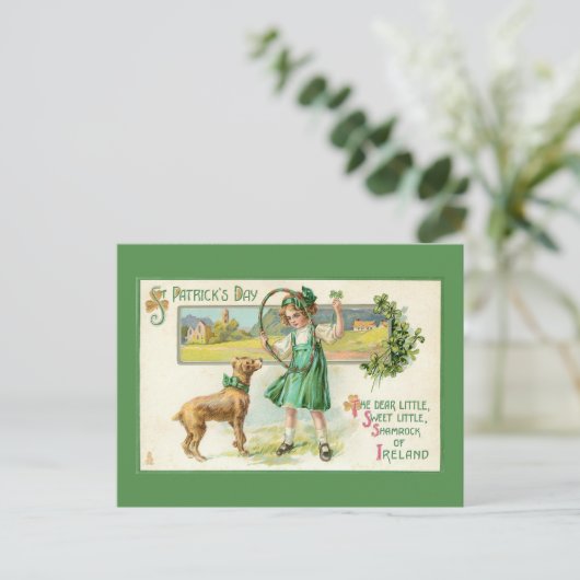 Funny  Ireland St. Patrick's Day Feestdagenkaart (Staand voorkant)