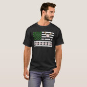 Funny Irish American Flag Baseball St. Patrick's T-shirt (Voorkant volledig)