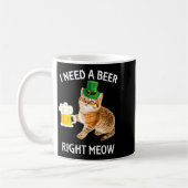 Funny Irish Beer Cat St Patricks Day Drinking With Koffiemok (Links)