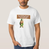 Funny Irish beer value T-shirt (Voorkant)