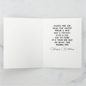 Funny Irish Birthday Kaart (Binnen)