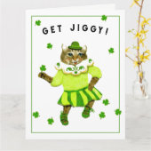 Funny Irish Birthday Kaart (Gele Bloem)