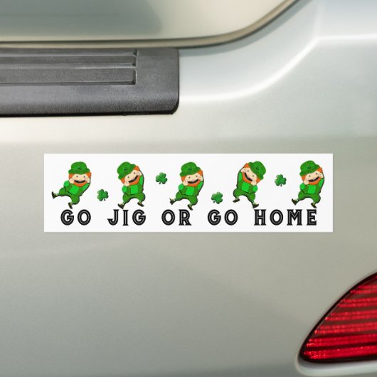 Funny Irish Bumpersticker (Op auto)