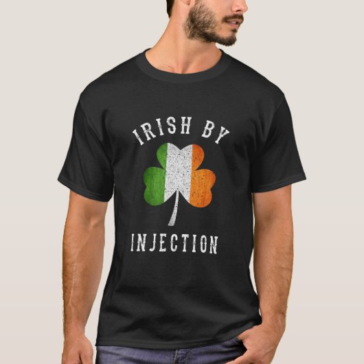 FUNNY IRISH BY INJECTIONS SHIRT - St Patricks Day (Voorkant)