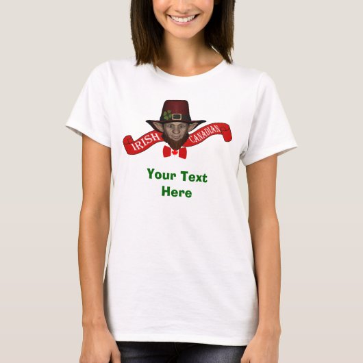 Funny Irish Canadian St Patrick's day T-shirt (Voorkant)