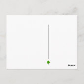 Funny Irish Cat Ireland Briefkaart (Achterkant)