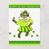 Funny Irish Cat Ireland Briefkaart (Voorkant)