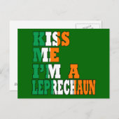 Funny Irish drink gezegde Briefkaart (Voorkant / Achterkant)