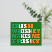 Funny Irish drink gezegde Briefkaart (Staand voorkant)