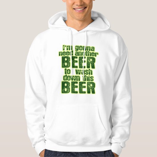 Funny Irish Drink Humor Hoodie (Voorkant)