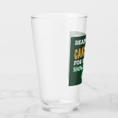 Funny Irish Drink Shenanigans Annuled Quote Glas (Rechts)
