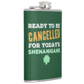 Funny Irish Drink Shenanigans Annuled Quote Heupfles (Rechts)