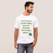 Funny irish gezegde Saint PATRICK's dAY T-shirt (Voorkant volledig)