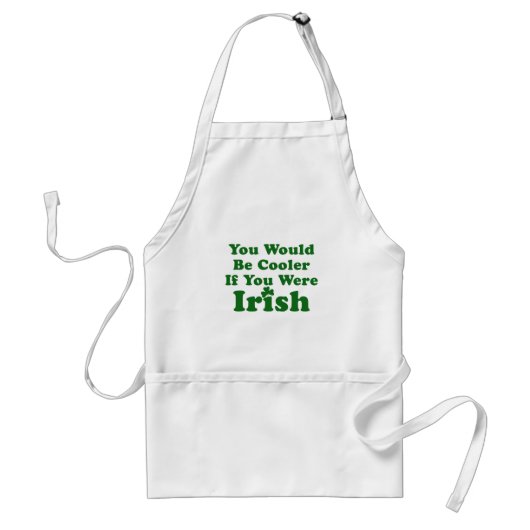 Funny Irish Gezegde Standaard Schort (Voorkant)