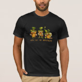 Funny Irish Gnomes Custom St Patrick's Day T-shirt (Voorkant)
