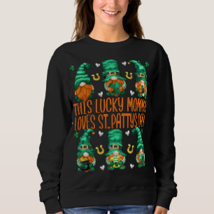 Funny Irish Gnomes Deze Lucky Momma houdt van St. Trui