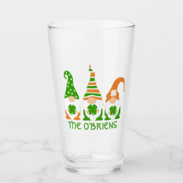 Funny Irish Gnomes Glas