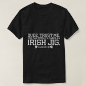 Funny Irish Jig Dance-Jameson Irish Whiskey St. Pa T-shirt (Design voorkant)