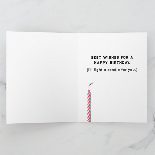 Funny Irish katholieke verjaardag Kaart (Binnen)