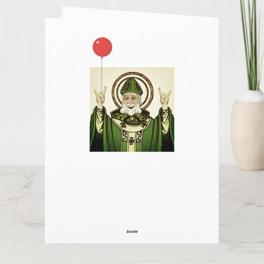 Funny Irish katholieke verjaardag Kaart (Achterkant)