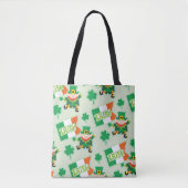 Funny Irish Leprechaun Pattern Tote Bag (Voorkant)