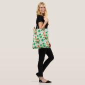Funny Irish Leprechaun Pattern Tote Bag (Op model)