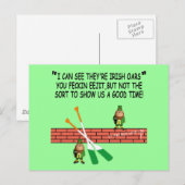 Funny Irish leprechauns Briefkaart (Voorkant / Achterkant)