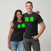 Funny Irish Lucky Shamrock Bra T-shirt (Unisex)
