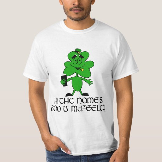 Funny Irish name T-shirt (Voorkant)