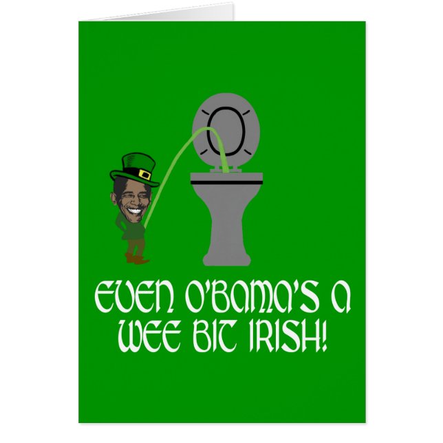 Funny Irish Obama (Voorkant)