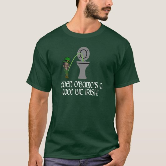 Funny Irish Obama T-shirt (Voorkant)
