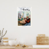 Funny  Irish poker cartoon uit Puck Poster (Keuken)