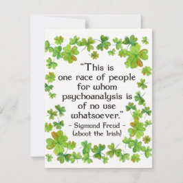 Funny Irish Quote St Patricks Card Feestdagenkaart