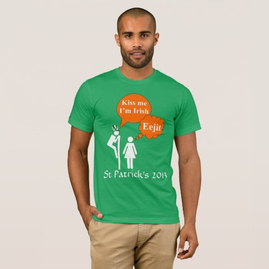 Funny Irish St Patrick's day T-shirt (Voorkant volledig)