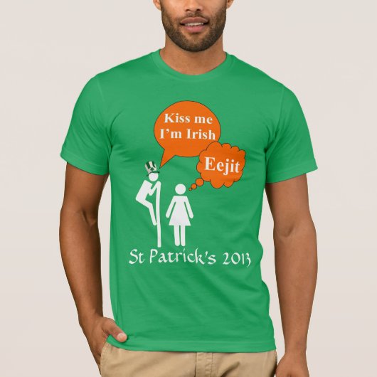 Funny Irish St Patrick's day T-shirt (Voorkant)