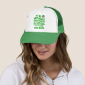 Funny Irish, St Patrick's day Trucker Pet (In situ)