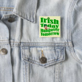 Funny Irish St Patrick's day Vierkante Button 5,1 Cm (In situ)