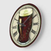 Funny Irish Stout Wall klok (Hoek)