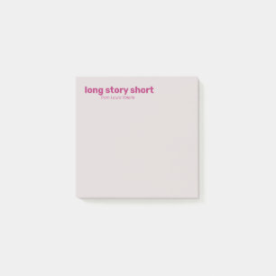 Funny Ironic Modern Typografie Post-it® Notes