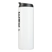 Funny Ironic Quote Live Laugh Leave Me Alone Graph Thermosbeker (Geroteerd rechts)