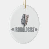 Funny Ironing Keramisch Ornament (Rechts)