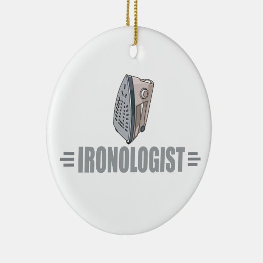 Funny Ironing Keramisch Ornament (Rechts)