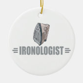 Funny Ironing Keramisch Ornament (Voorkant)