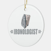 Funny Ironing Keramisch Ornament (Links)