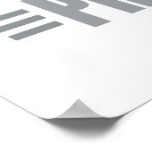 Funny Ironing Poster (Hoek)